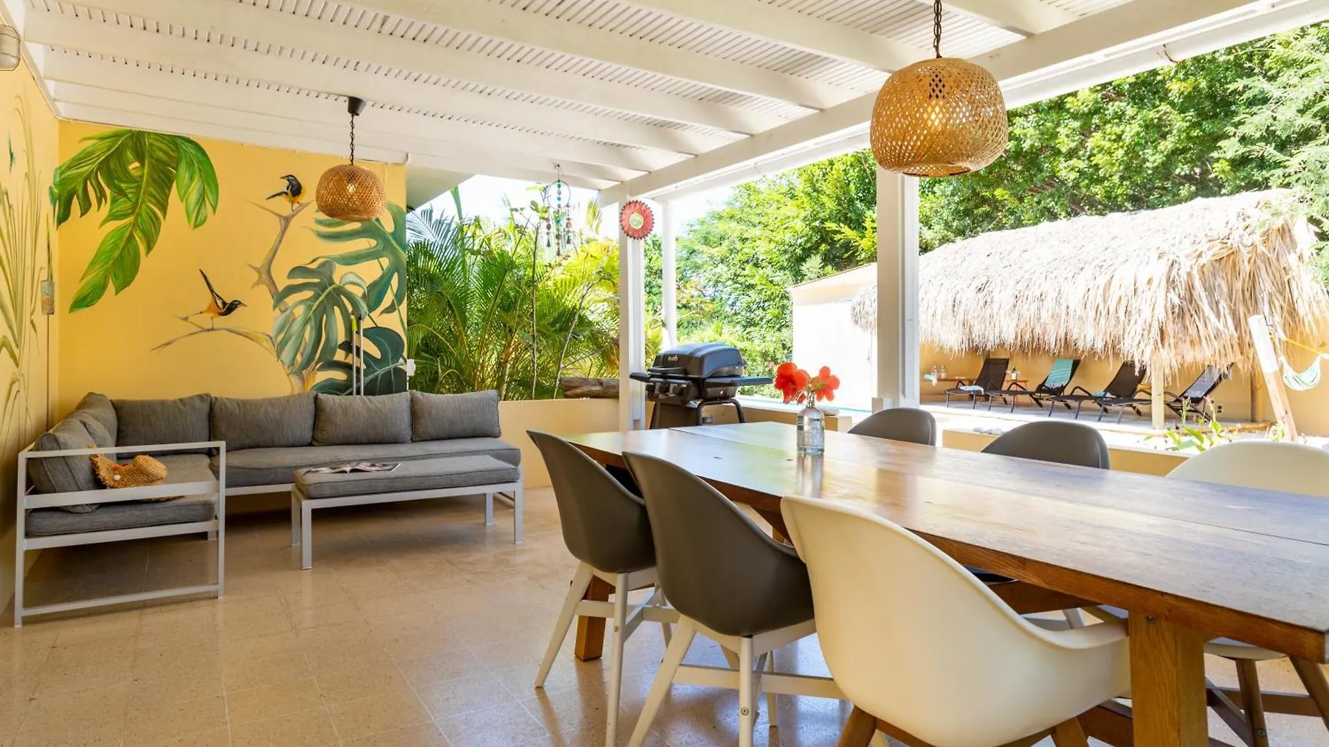 Villa Dushi Arembos, 6 Persons, Private Pool, Comfortable Car, Tropical Garden Grote Berg 0*,